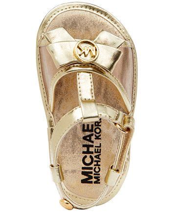 michael kors baby joy kya sandal gold|Michael kors gold sandals + FREE SHIPPING .